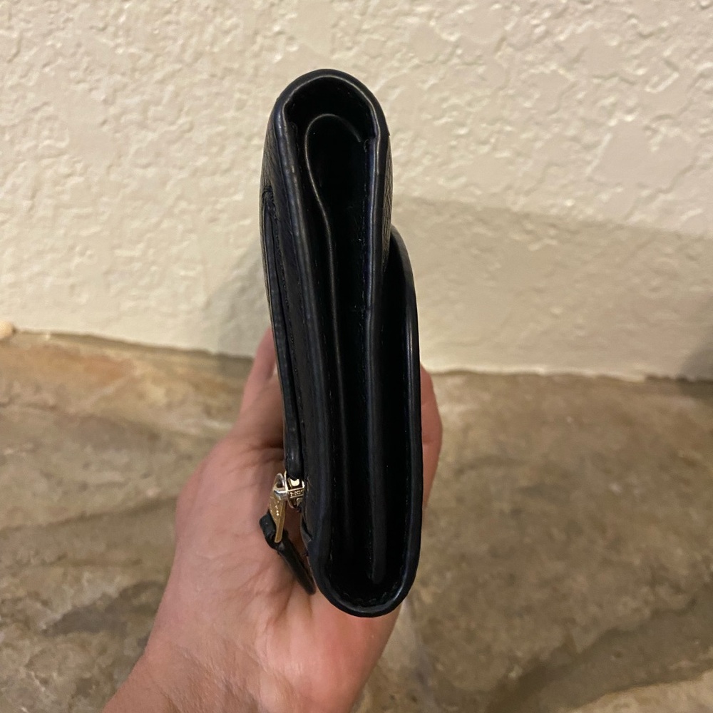 Coach wallet and checkbook cover black - Picture 6 of 15